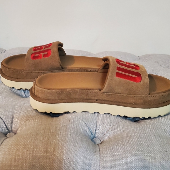 UGG Womens Laton Slide, Chestnut (Size: 8 - NEW) - Picture 6 of 12